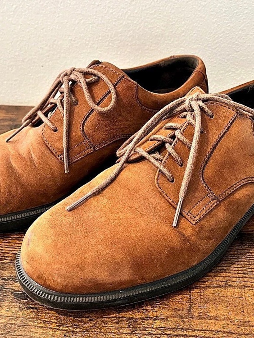 Rockport Foley Lace-Up Oxford Brown Leather Oxfords